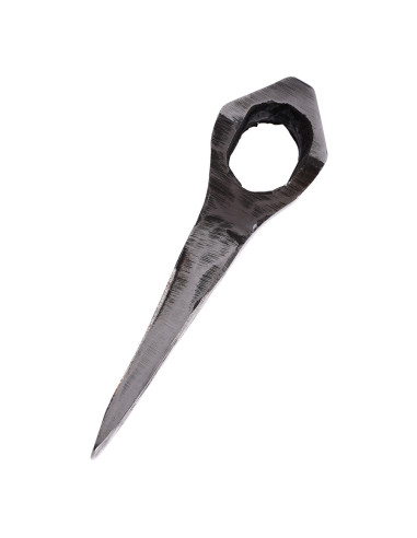 Stumpfer funktioneller Axtkopf, rustikales Finish