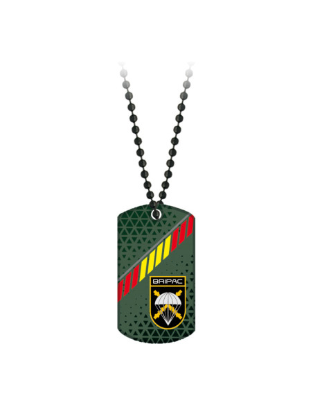 3D Bripac militaire badge, met ketting