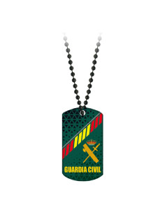 Badge met 3D-geprinte Guardia Civil, met ketting
