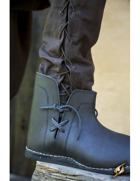 Botines medievales Galahad negros