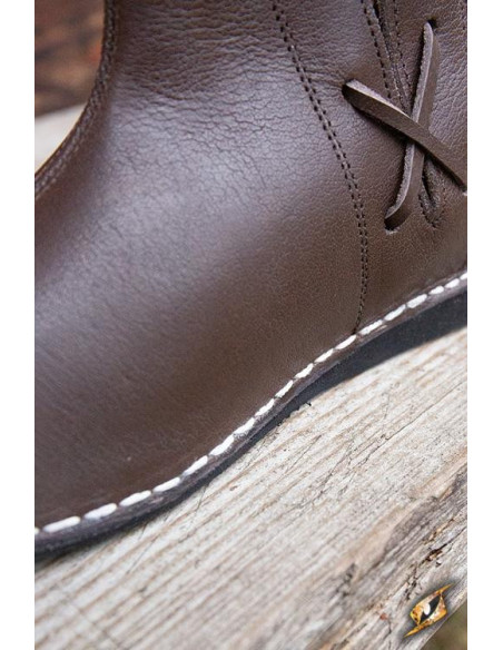 Botines medievales Galahad marrones