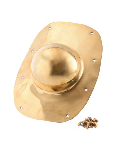 Umbo voor Schildpad Romeins schild, in messing
