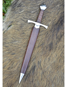 Functionele middeleeuwse dolk zeshoekige pommel, met... 2