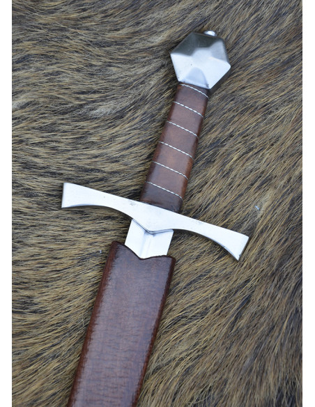 Daga medieval funcional pomo...