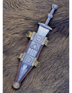 Pugio de Vindonissa con incrustaciones de plata 2