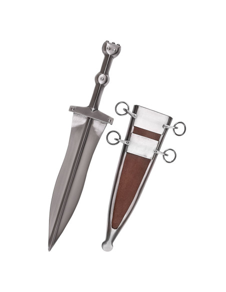 Daga romana Pugio Exeter, con funda