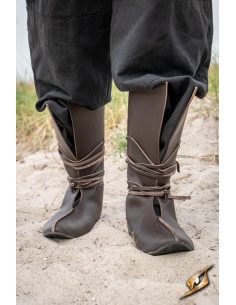 Wikinger- und Mittelalterstiefel Rolf in Braun