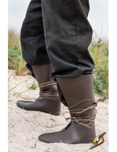 Wikinger- und Mittelalterstiefel Rolf in Braun 2