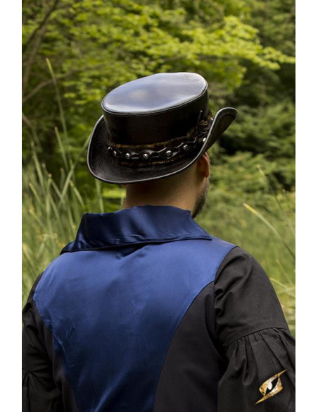 Sombrero de copa pequeña en negro