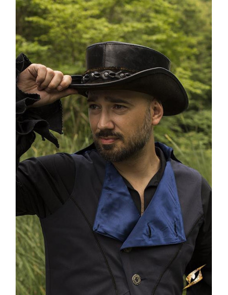 Sombrero de copa pequeña en negro