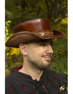 Lille brun top hat
