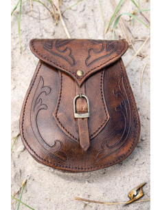 Lorianische mittelalterliche Tasche zum Tragen am Gürtel 2