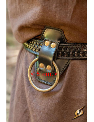 Tahalí medieval para hachas o dagas