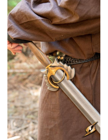 Tahalí medieval para hachas o dagas