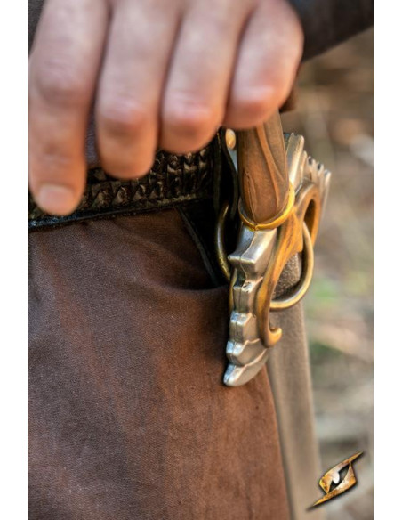 Tahalí medieval para hachas o dagas