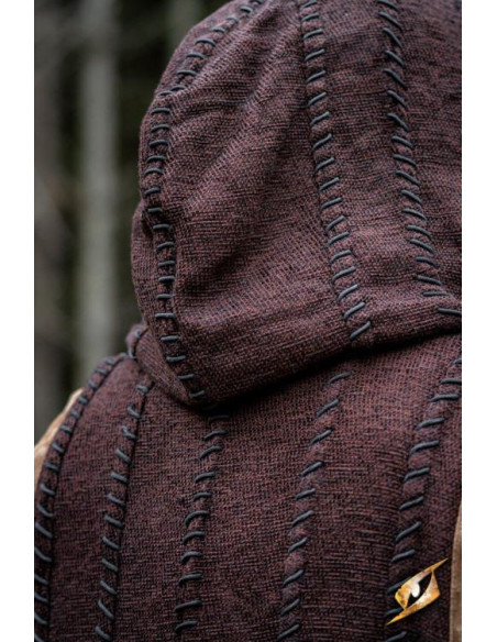 Bruin Dreki Drakenvest met capuchon