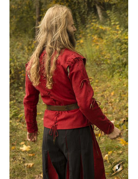 Jubón Godfrey manga larga con cordones