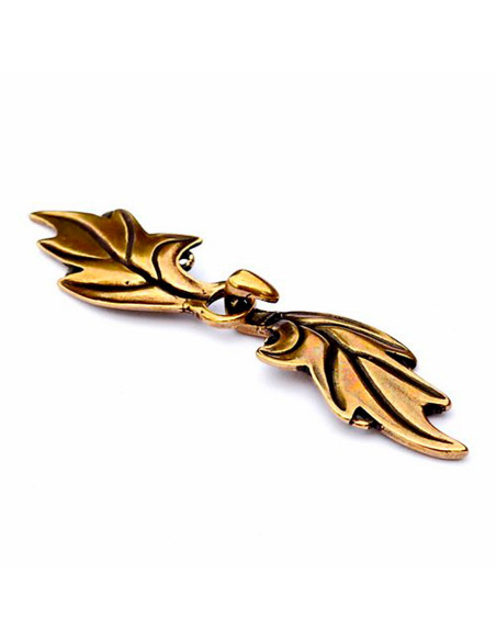 Cierre de vestido o capa Elfos con hoja