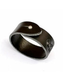 Pulsera-muñequera con nudos Celtas en cuero