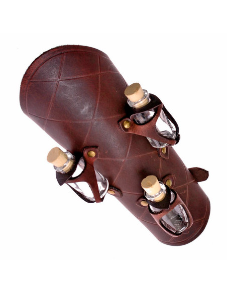 1 Lederarmband mit 3 Töpfen Zaubertrank