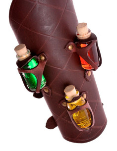 1 Lederarmband mit 3 Töpfen Zaubertrank 2
