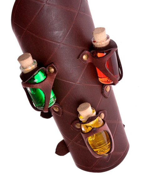 1 Lederarmband mit 3 Töpfen Zaubertrank