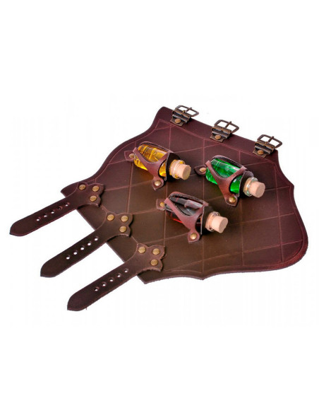 1 Lederarmband mit 3 Töpfen Zaubertrank