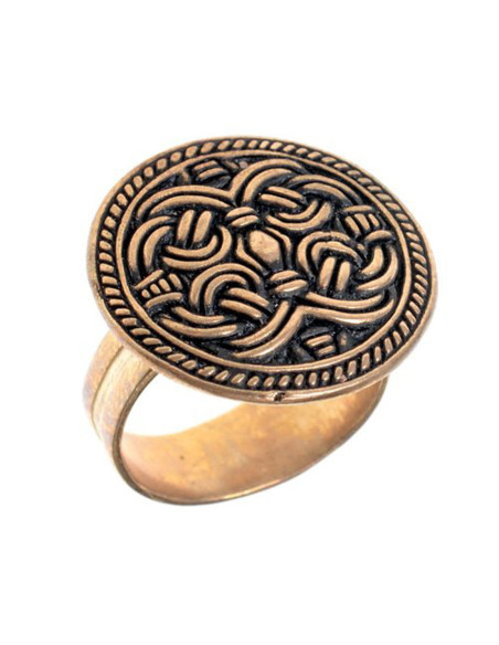 Borre stijl Birka ronde Viking ring