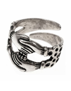 Anillo medieval de compromiso matrimonial