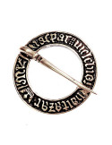 Broche anular medieval, siglos XIV-XV