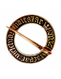Broche anular medieval, siglos XIV-XV