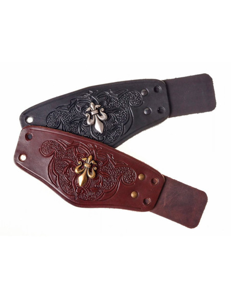 1 middelalderlig flower-de-lis armbånd