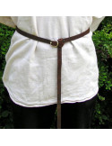 Cinturón medieval estrecho flor de lis, siglos XIII-XIV