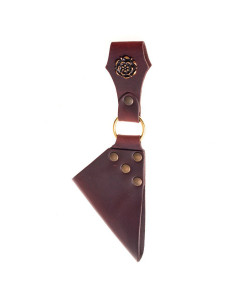 Tahalí medieval flor para espada