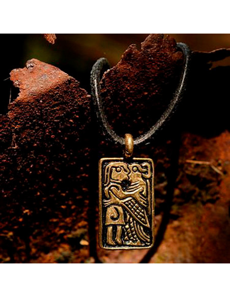 Kussanhänger eines Guldgubbe-Paares,...