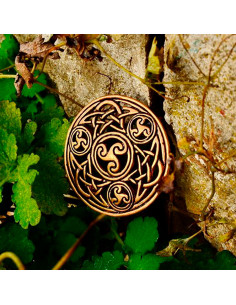Keltische stijl broche met filigraan, 5 cm. 2