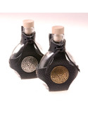 Botellín de cristal con tahalí para ungüentos y pócimas mágicas, 200 ml.