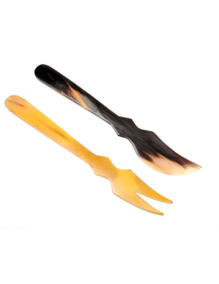 Set van 2 middeleeuwse bestek van...