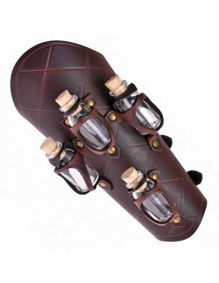 1 Lederarmband mit 4 Töpfen Zaubertrank