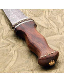 Cuchillo Escocés Sgian Dubh hoja en Acero de Damasco