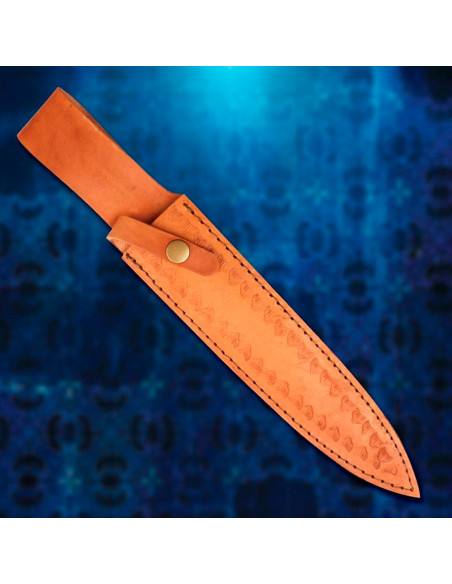 Camelot-dolk in Damascus-staal