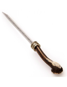 Lang Viking Seax mes met gravures 2