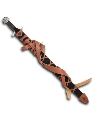 Espada Vikinga de Baldur con vaina y cinturón