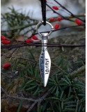 Kovel gotisk spydvedhæng eller amulet