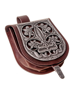 Bolso medieval en cuero modelo Tarsoly Magiar
