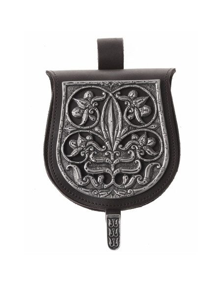 Bolso medieval en cuero modelo...