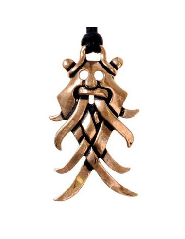 Wikinger Amulett Anhänger Moesgaard Maske