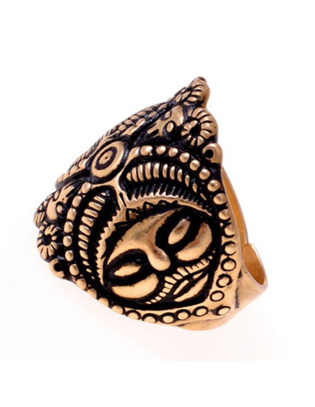 Keltische ring mystiek gezicht La...