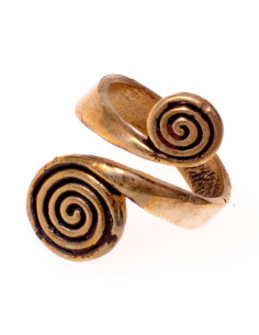 Anillo vikingo en espiral Estados Bálticos, S IX-XI