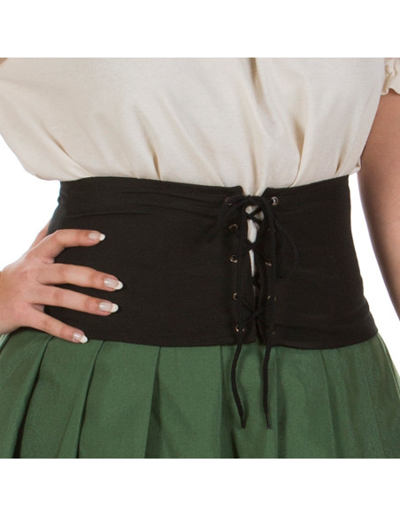 Laag middeleeuws korset in zwart